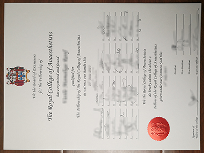 Obtain a fake The Royal College of Anaesthetists diploma quickly.