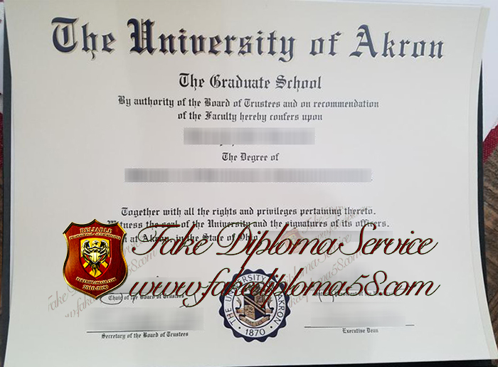 The University of Akron degree1