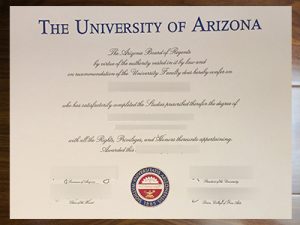 University of Arizona degree