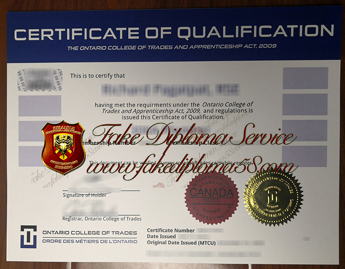 Ontario College Of Trades Diploma