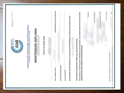 How to purchase a fake AMI Montessori diploma quickly?