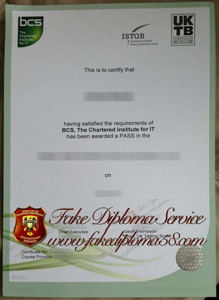 BCS certificate