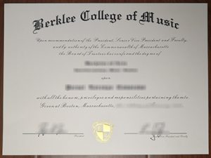 Berklee College of Music degree