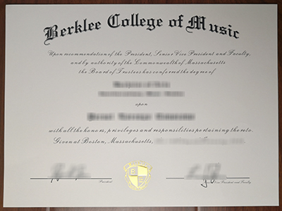 How much does a fake Berklee College of Music degree?