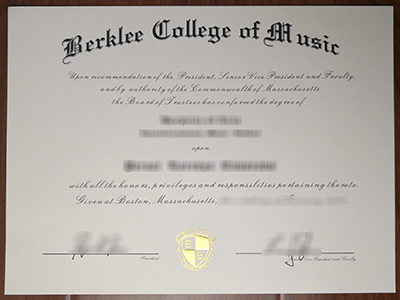 How much does a fake Berklee College of Music degree?