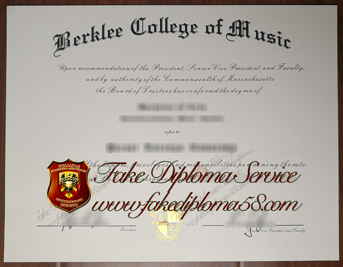 Berklee College of Music degree