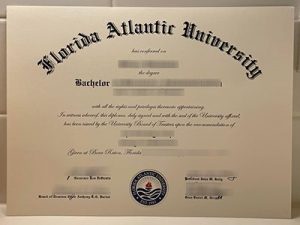 Florida Atlantic university degree