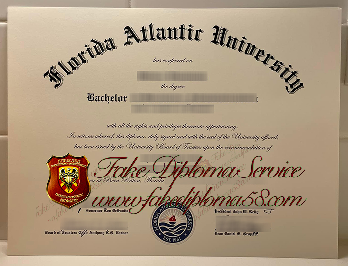 Florida Atlantic university degree