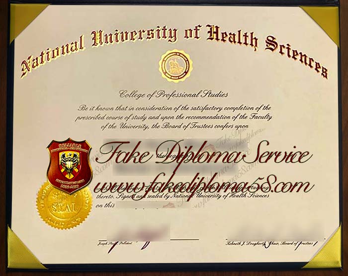 National University of Health Sciences degree