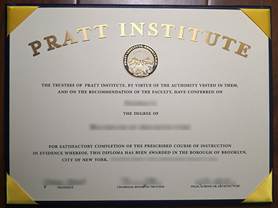 How long does to obtain a fake Pratt Institute degree?