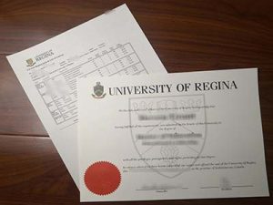 University of Regina degree and transcript