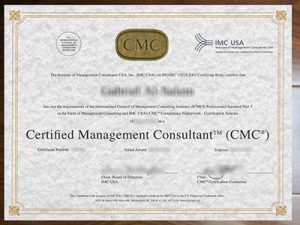 CMC certificate