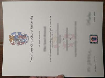 Buy A phony Canterbury Christ Church University Degree Certificate.