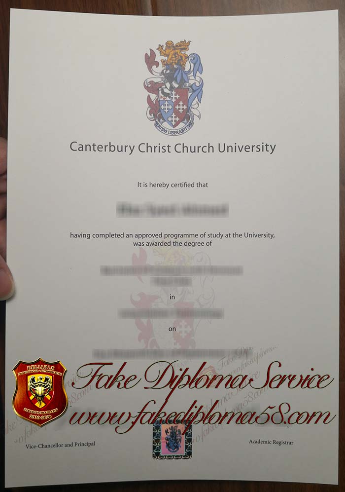 Canterbury Christ Church University degree