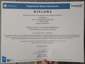 Hogeschool West-Vlaanderen diploma