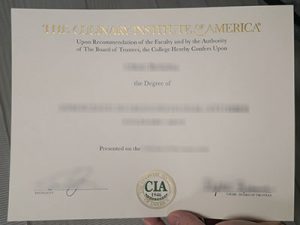 The Culinary Institute of America degree