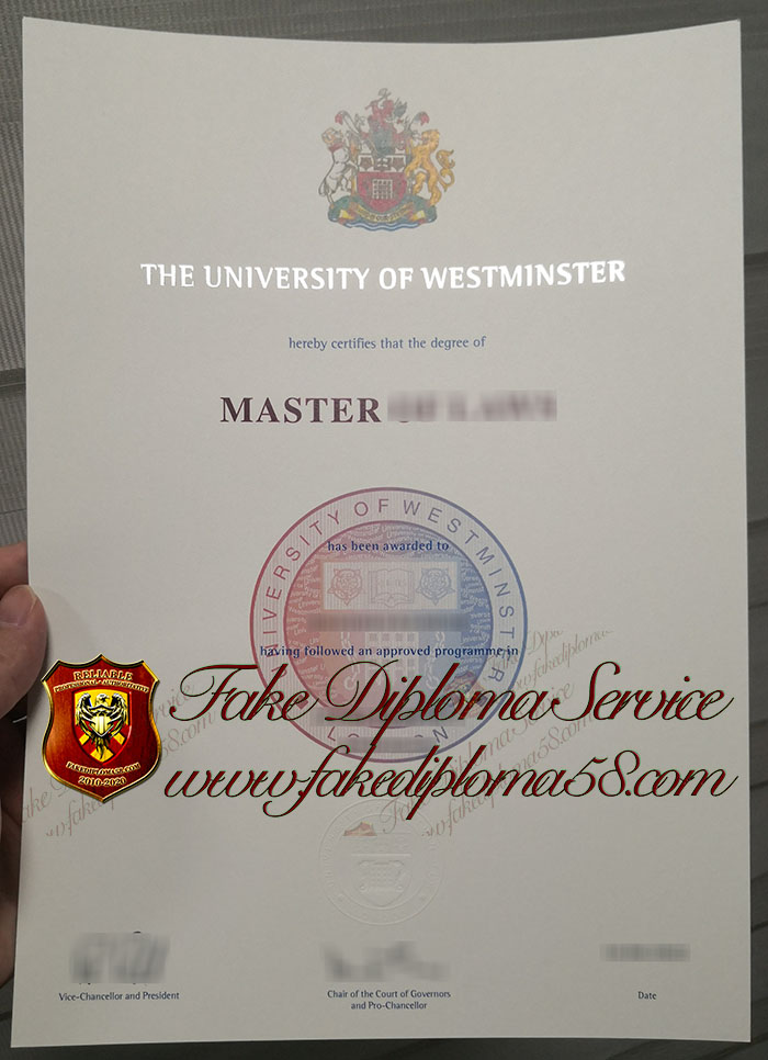 The University of Westminster degree