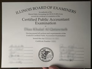 Illinois Board of Examiners certificate