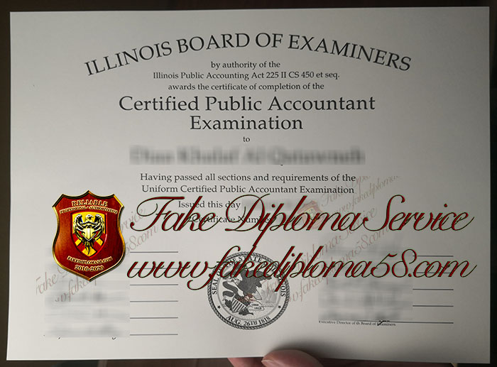 Illinois Board of Examiners certificate