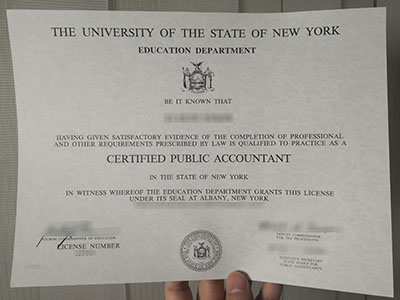 How to purchase a fake New York CPA certificate for a better job?