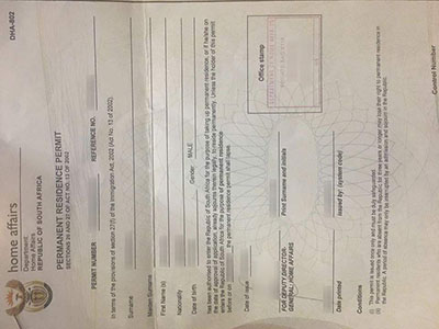 Why so many people buy a fake South African PR certificate online?