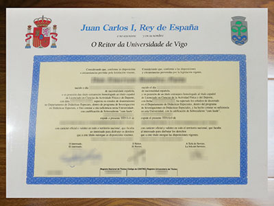 In 7 days, you can obtain a 100% copy Universidade de Vigo degree.