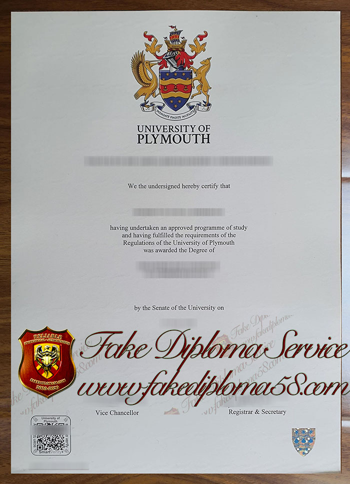 University of Plymouth degree