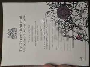 CIMA certificate