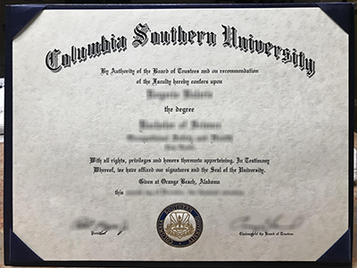 Order a phony Columbia Southern University degree for a job.