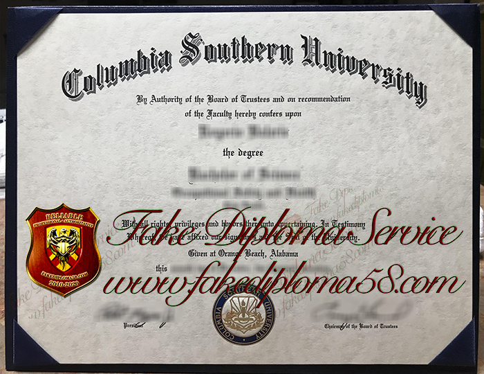 Columbia southern university degree