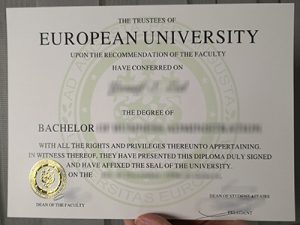 European University degree