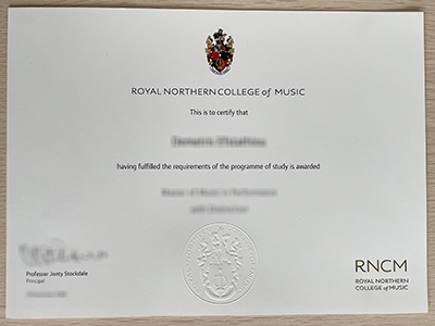 UK music university degree, purchase a fake RNCM diploma quickly.