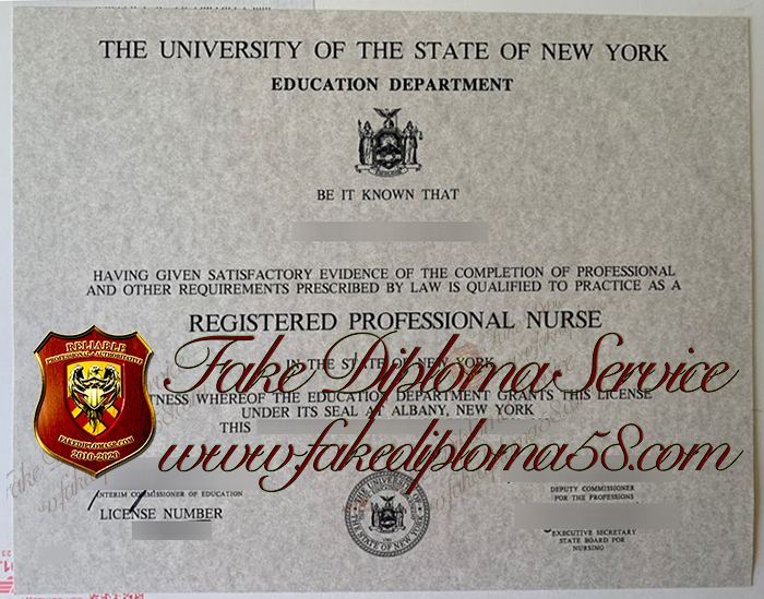 Registered Professional Nurse certificate