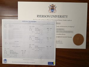 Ryerson University degree and transcript
