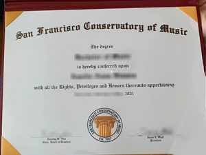 San Franciso Conservatory of Music degree