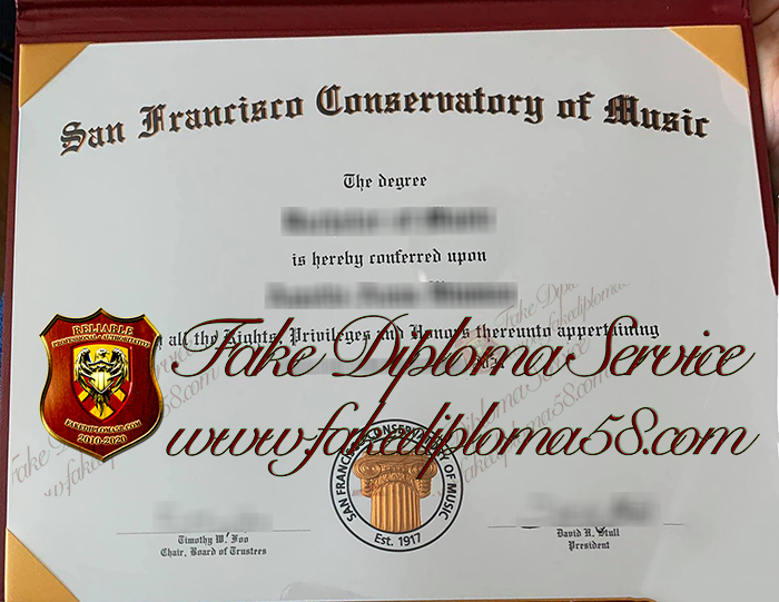 San Franciso Conservatory of Music degree