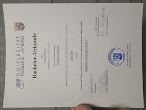 Universität Koblenz-Landau diploma