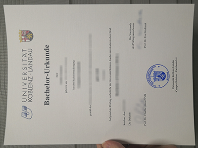 How to obtain a fake Universität Koblenz-Landau diploma legally?