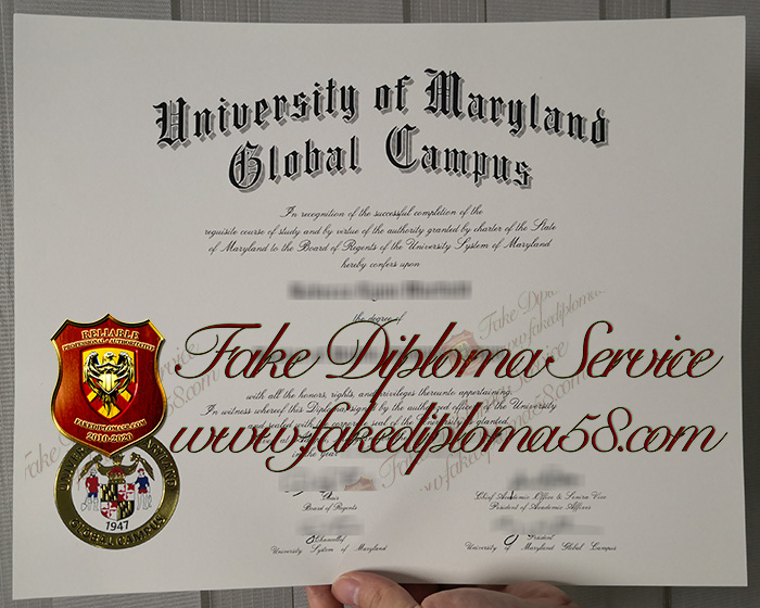 University of Maryland degree