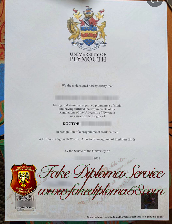 University of Plymouth degree