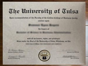 University of Tulsa degree