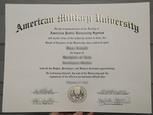 American Military University degree