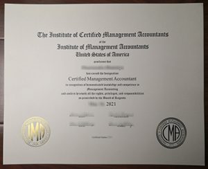 CMA certificate