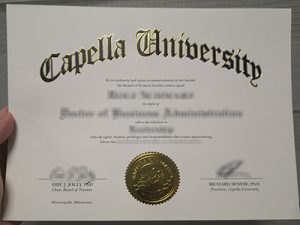 Capella University degree