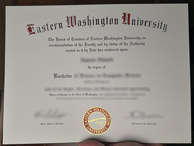 Purchase a fake Eastern Washington University degree for a job.