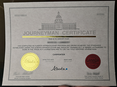 How to Buy Alberta Journeyman Fake Certificate? Get Journeyman cert