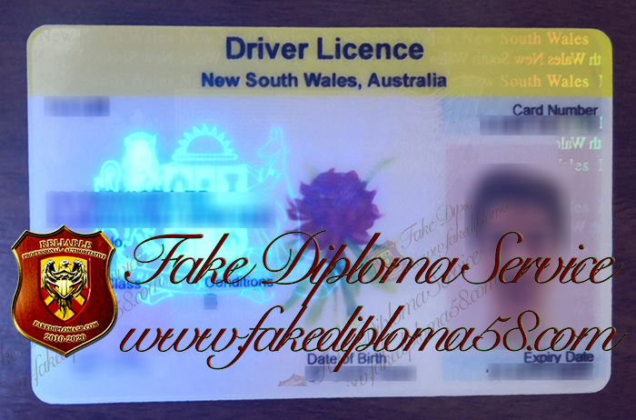 NSW Australia Driver Licence