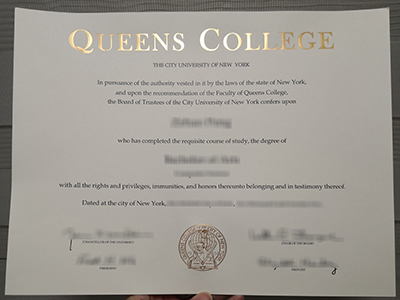 What’s the worth of a fake Queens College degree? Buy QC diploma