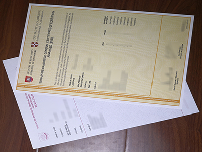 Order a fake Singapore Cambridge GCE O Level Certificate in 7 days.
