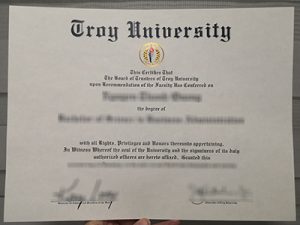 Troy University degree